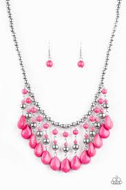 Rural Revival -Pink Necklace